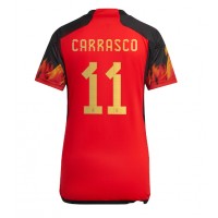 Camisa de time de futebol Bélgica Yannick Carrasco #11 Replicas 1º Equipamento Feminina Mundo 2022 Manga Curta